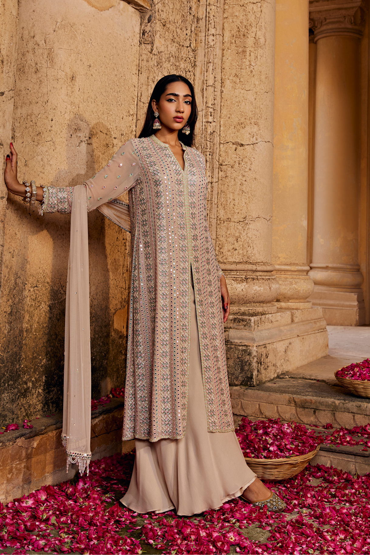 IVORISH BEIGE KURTA SET