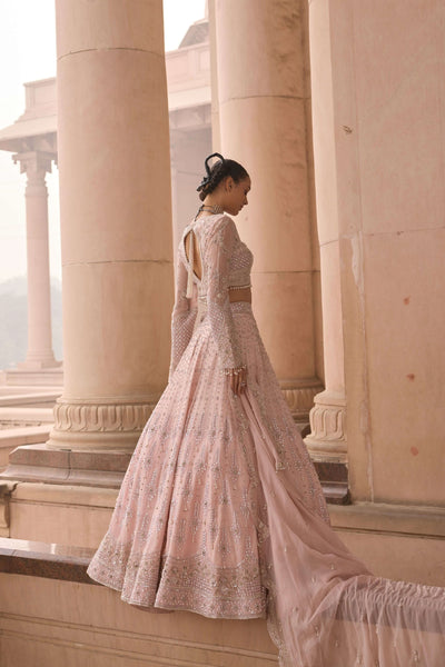 Pink Marshmallow Lehenga Set