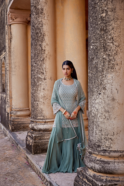 IRISH GREEN KURTA SET