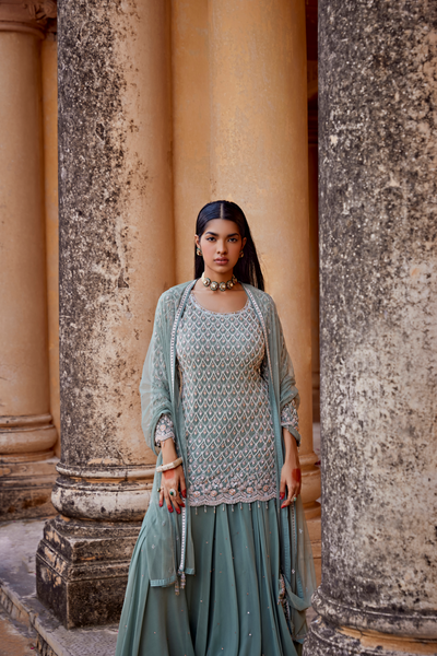 IRISH GREEN KURTA SET