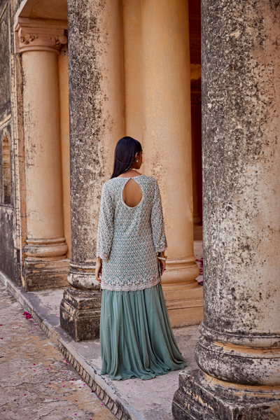 IRISH GREEN KURTA SET