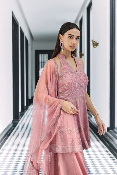 Prism Pink Peplum Set