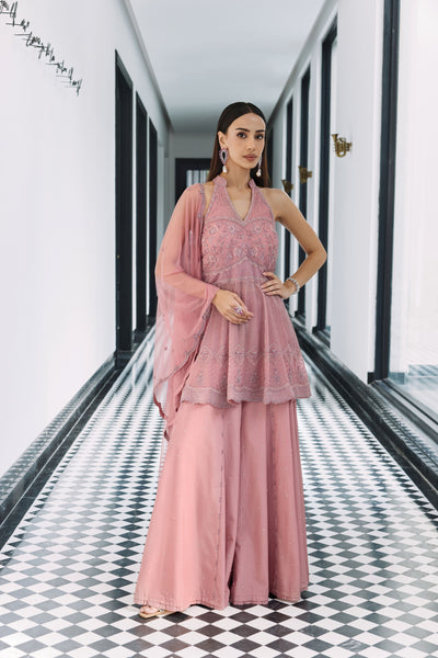 Prism Pink Peplum Set