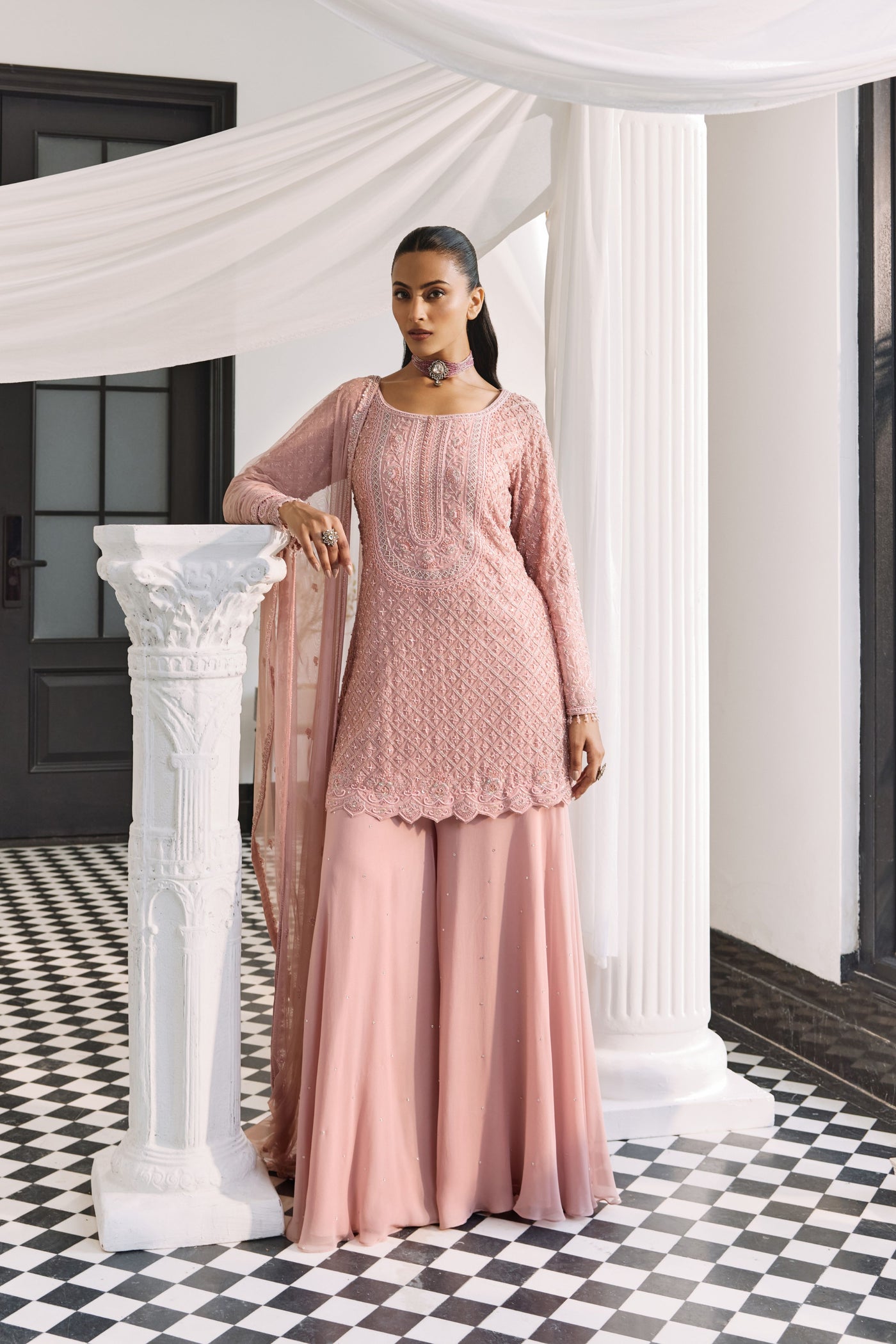 Blush Pink Kurta Set