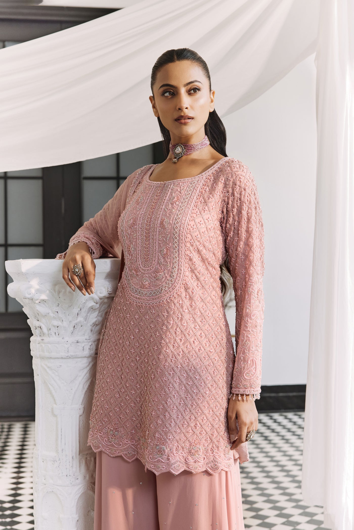 Blush Pink Kurta Set