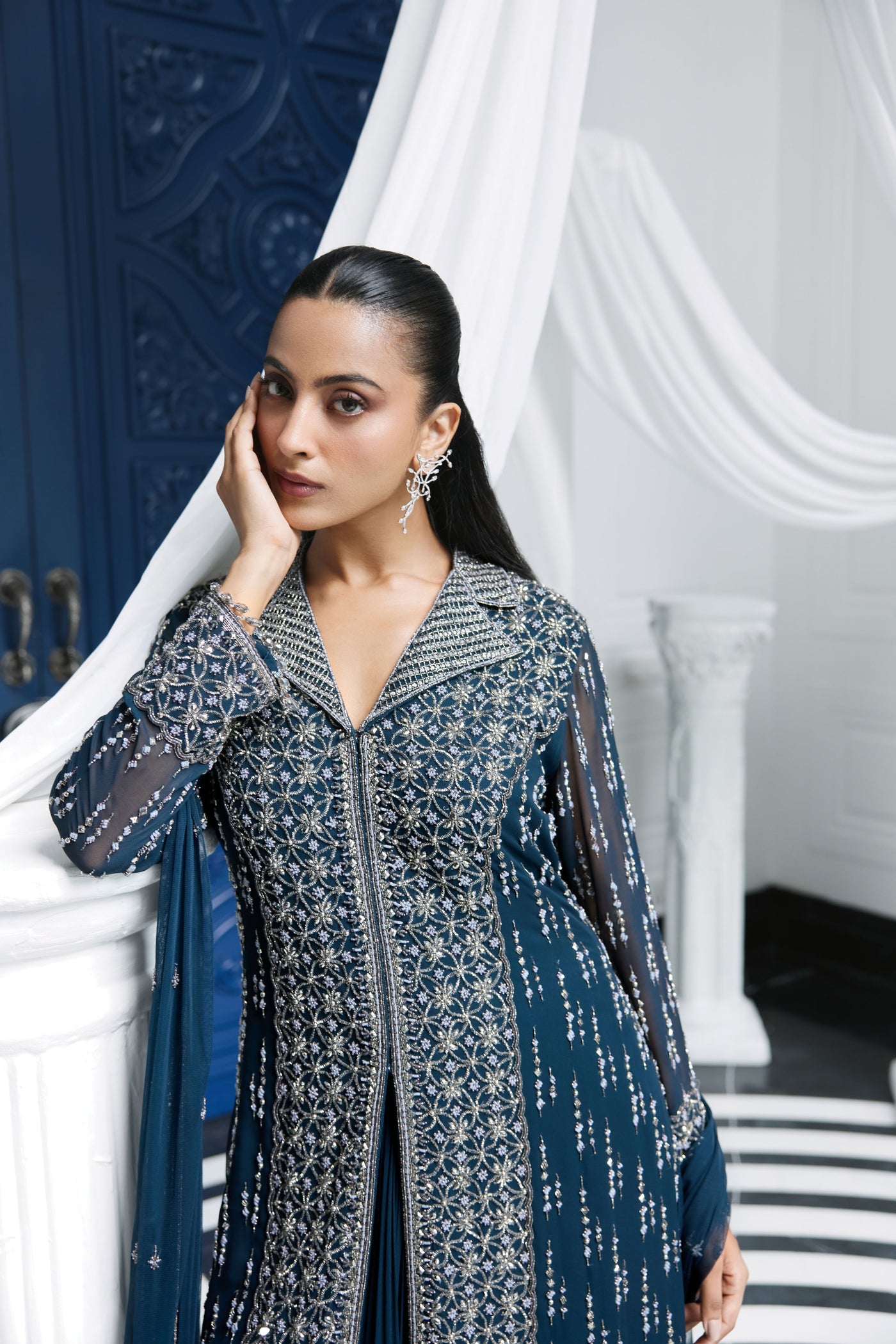 Midnight Blue Kurta Set