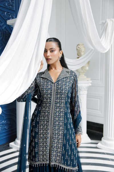 Midnight Blue Kurta Set