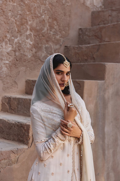 Ivory Embellished Kurta Set