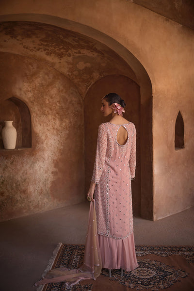 Powder Pink Kurta Set
