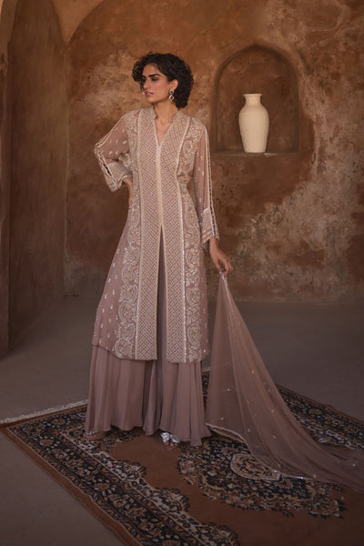 Mud Peach Kurta Set