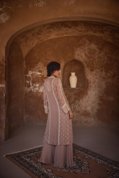 Mud Peach Kurta Set