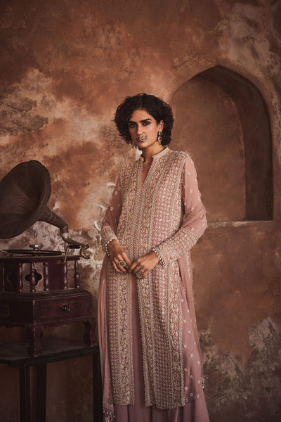 Lavender Pink Kurta Set