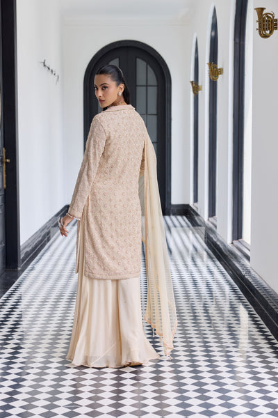 Pearled Ivory Kurta Set