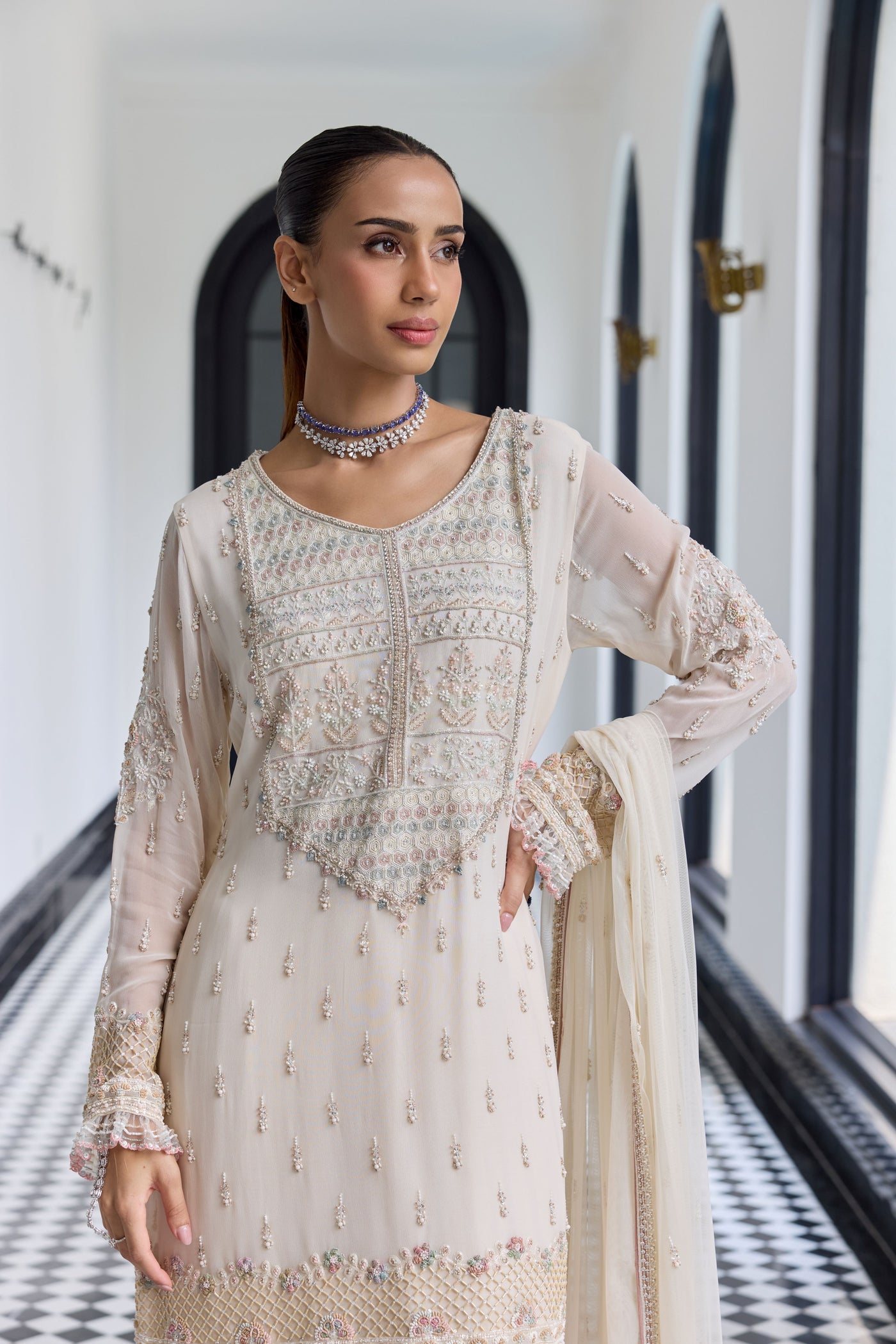 Ivory Kurta Set