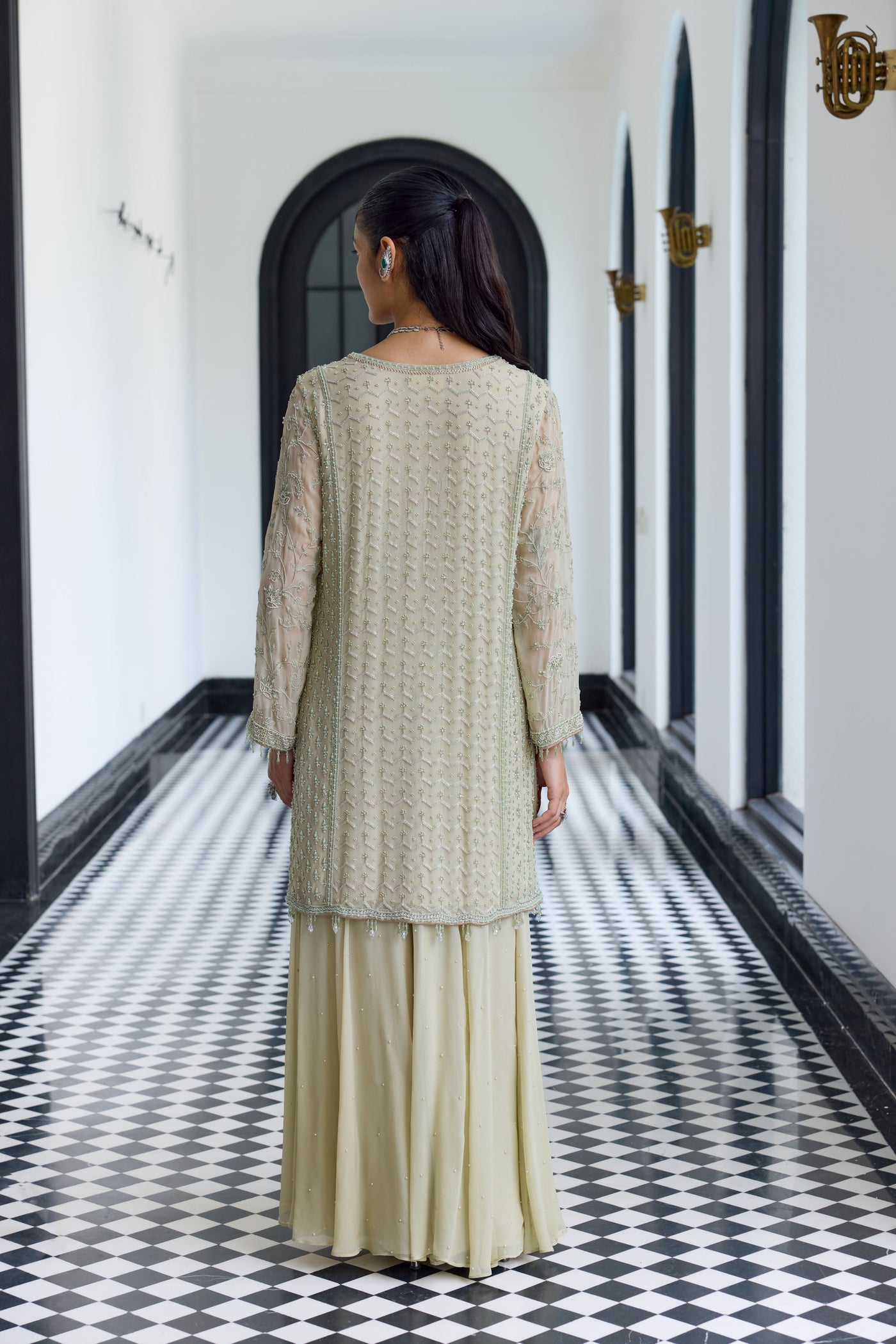 Pale Green Kurta Set