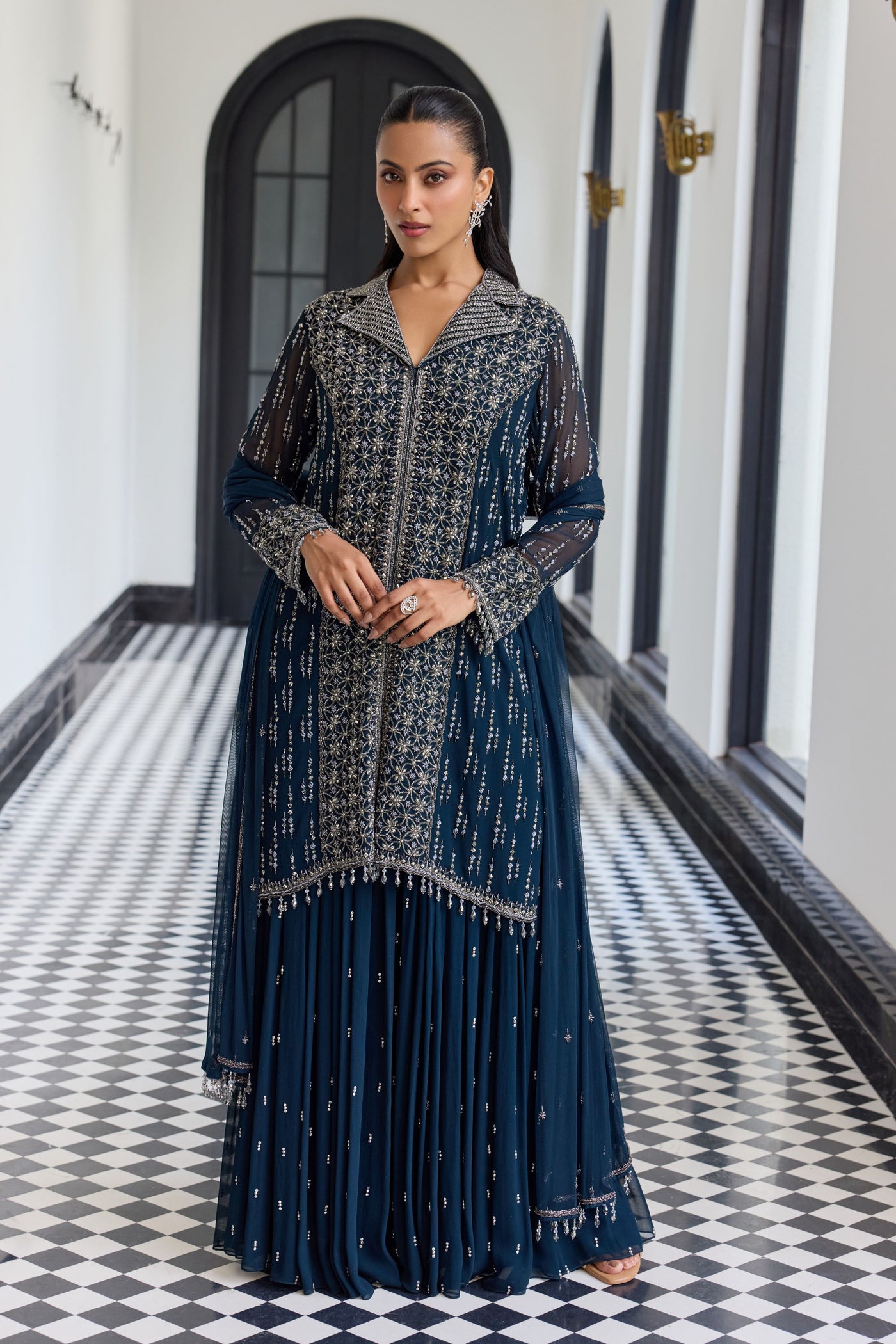 Midnight Blue Kurta Set