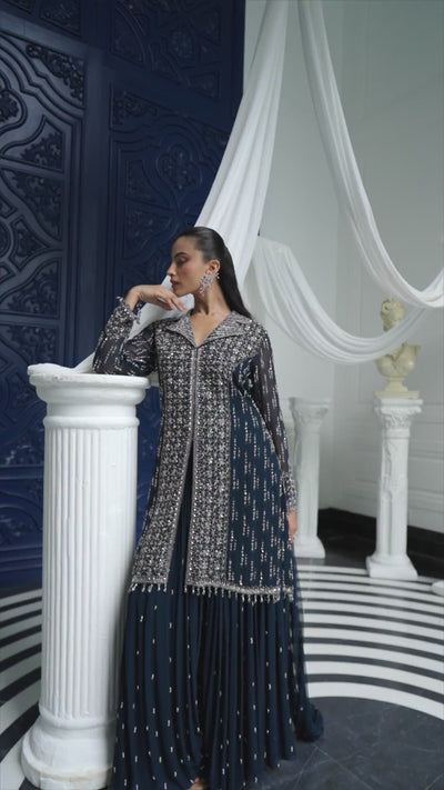 Midnight Blue Kurta Set