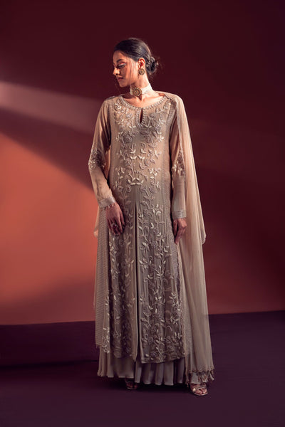 Creamy Beige Kurta Set