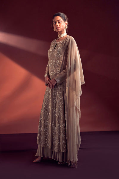 Creamy Beige Kurta Set