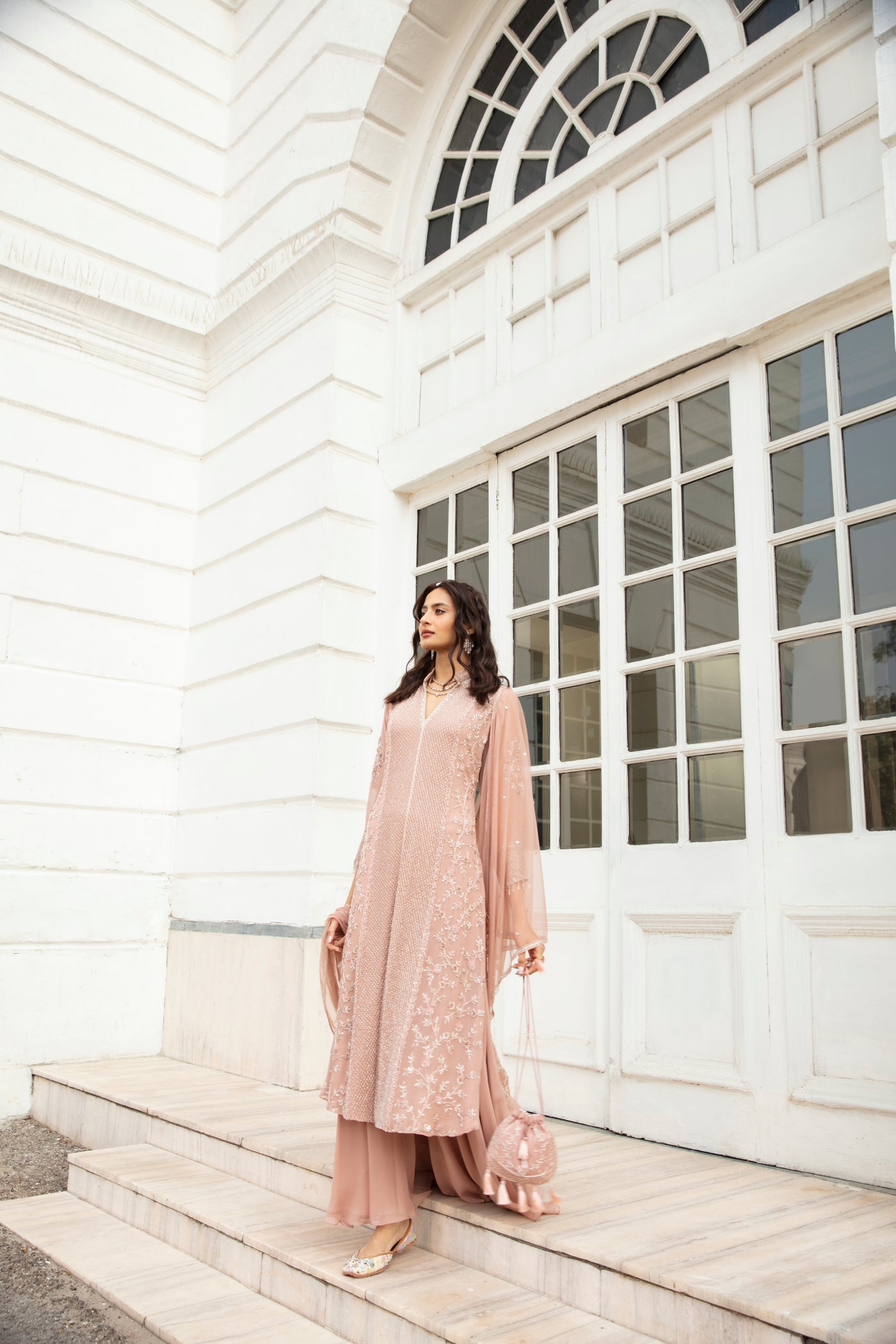 Dusty Pink Kurta Set