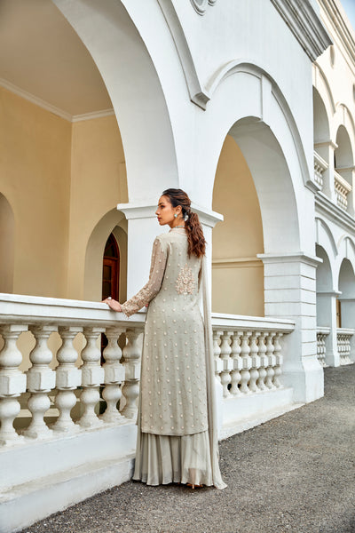 Light Gray Kurta Set