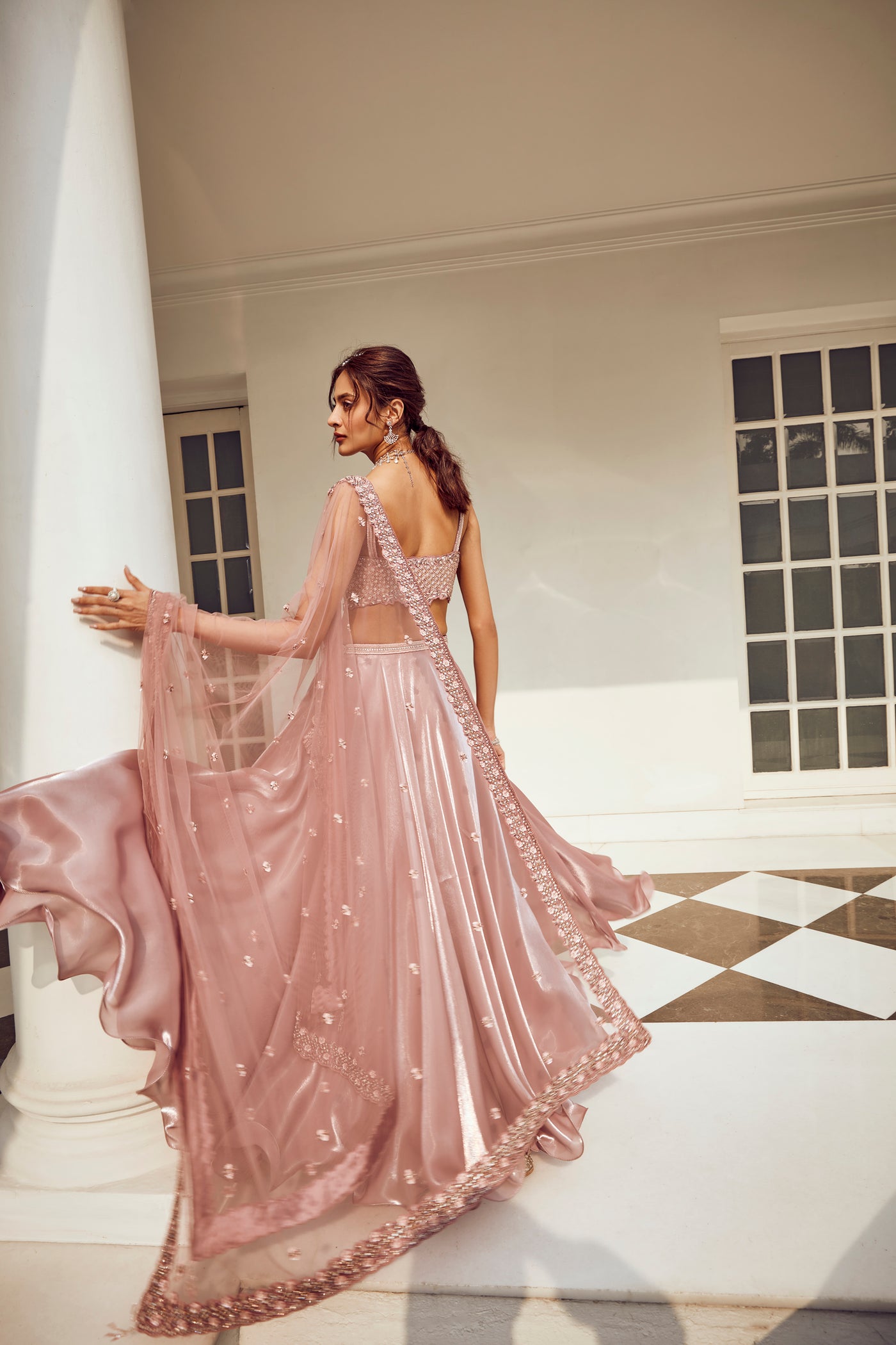 Icy Pink Lehenga Set